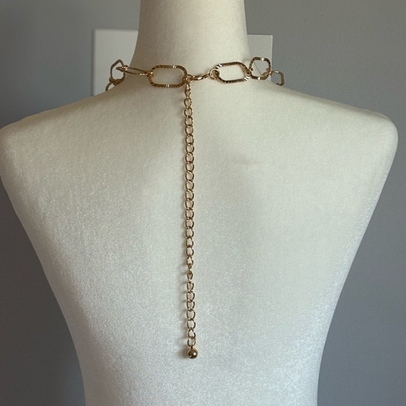 🔥NWOT 18k Gold Plating Necklace Stainless Steel Base Waterproof Tarnish-Free - Picture 3 of 8
